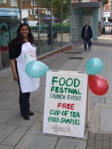 Meeta welcomed our Launch visitors. photo:Danny Hewitt
